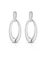Earrings Mediterraneo Woman Elettroformato in Silver Zirconia H57AO02 - H57AO02